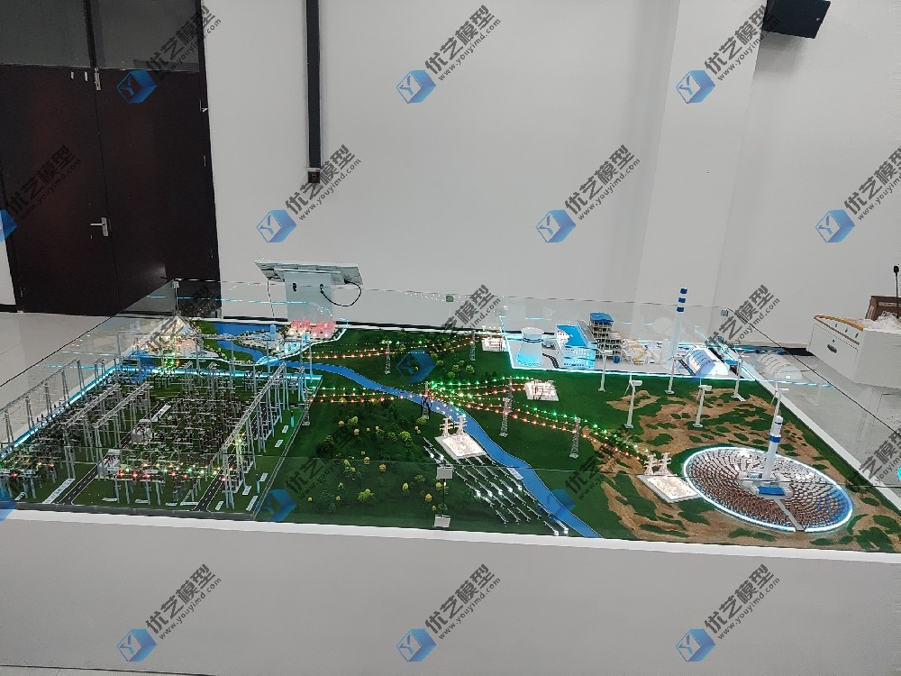 湖南省優(yōu)藝模型——電力系統(tǒng)演示沙盤模型、綜合新能源電力沙盤模型 湖南省優(yōu)藝模型——電力系統(tǒng)演示沙盤模型、綜合新能源電力沙盤模型